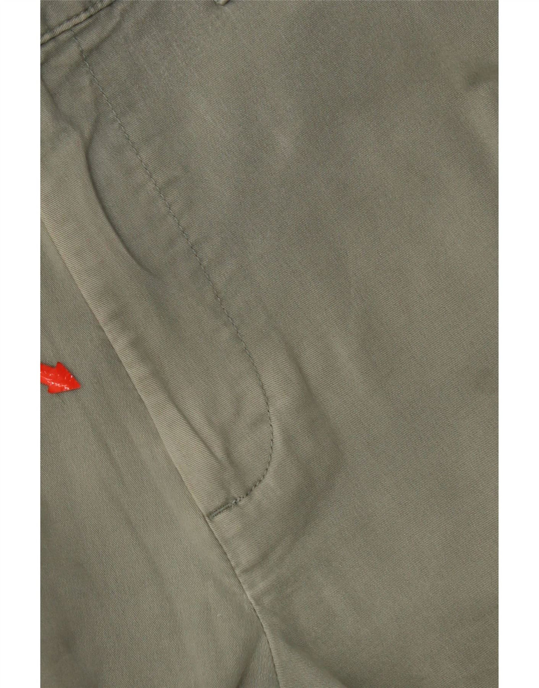 Pantaloni chino regolari da donna Marks & Spencer W34 L33 cotone verde