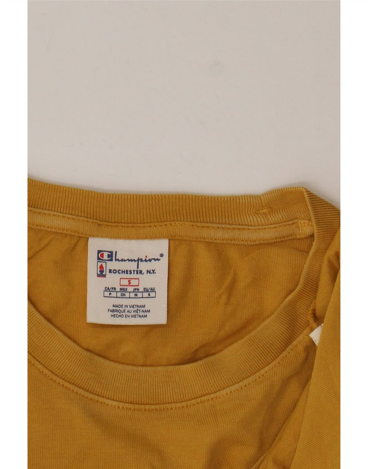 T-shirt da uomo Champion Top piccola gialla