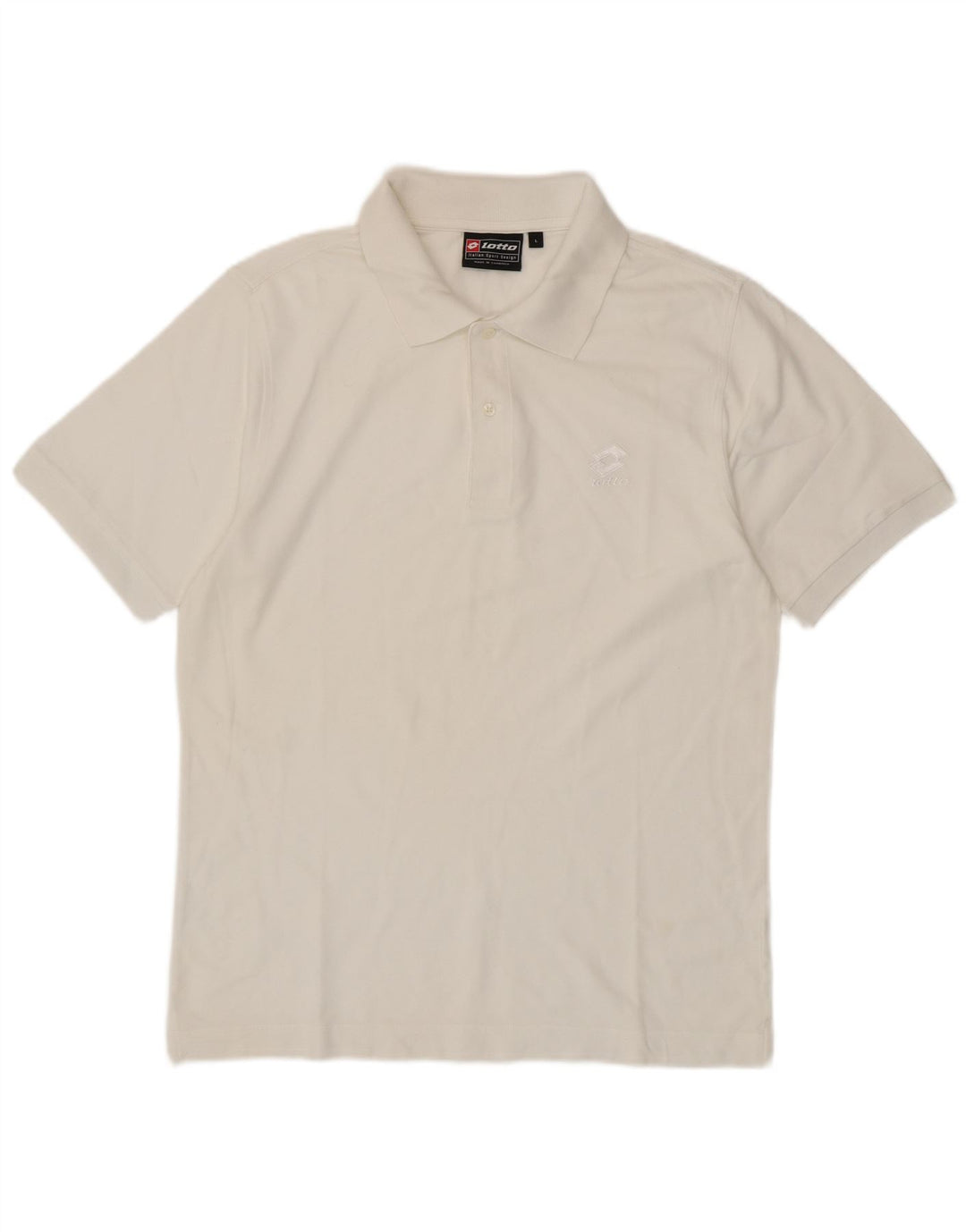 Polo da uomo LOTTO Large bianca