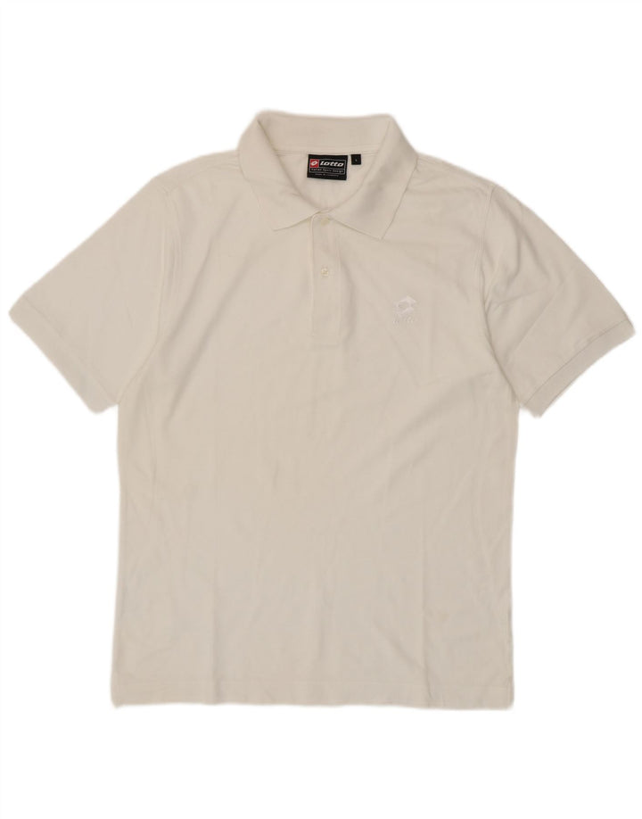 Polo da uomo LOTTO Large bianca