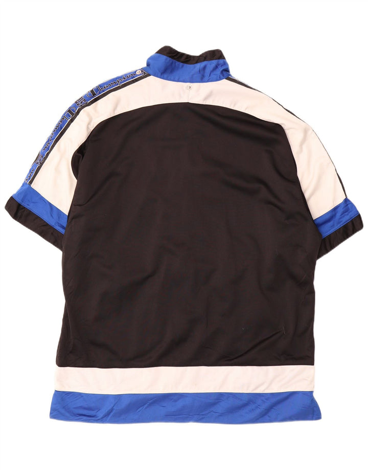 Giacca da tuta grafica da uomo Champion, grande, color block nero