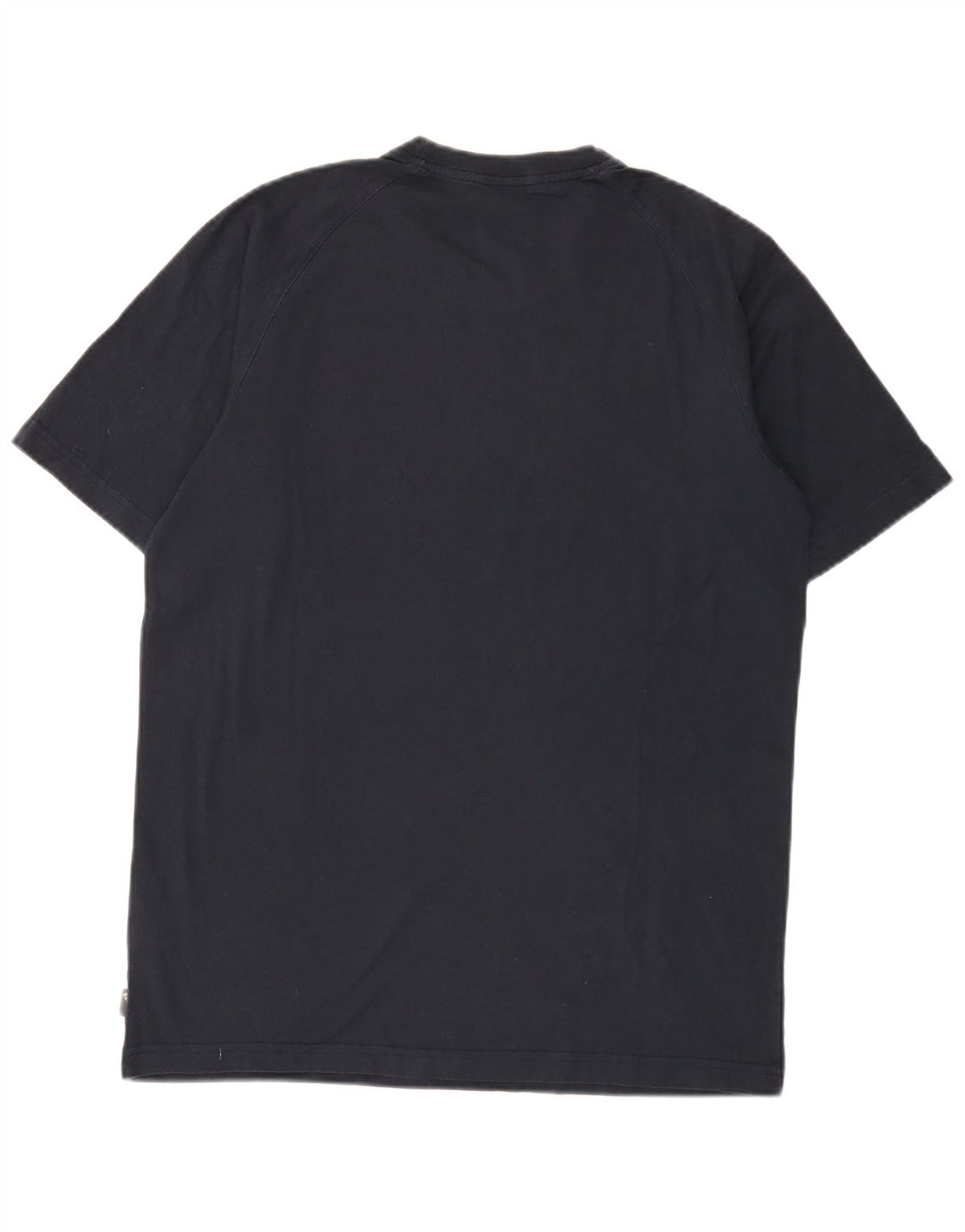 T-shirt grafica da uomo Adidas Top in cotone blu navy medio