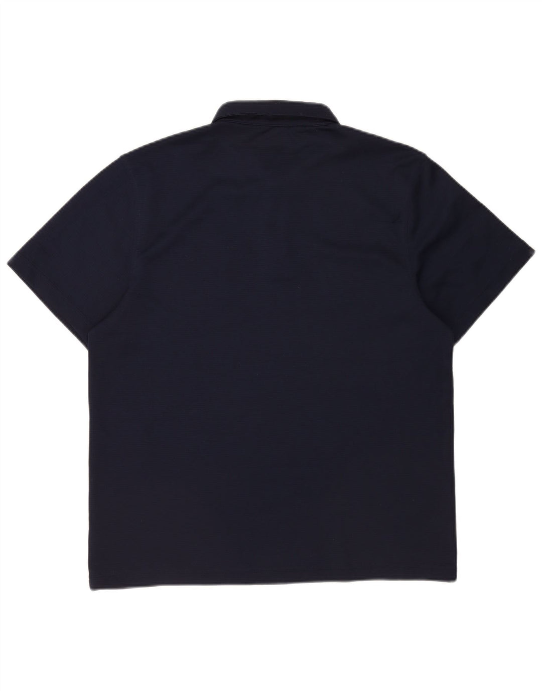 Polo Reebok da uomo grande in poliestere blu navy
