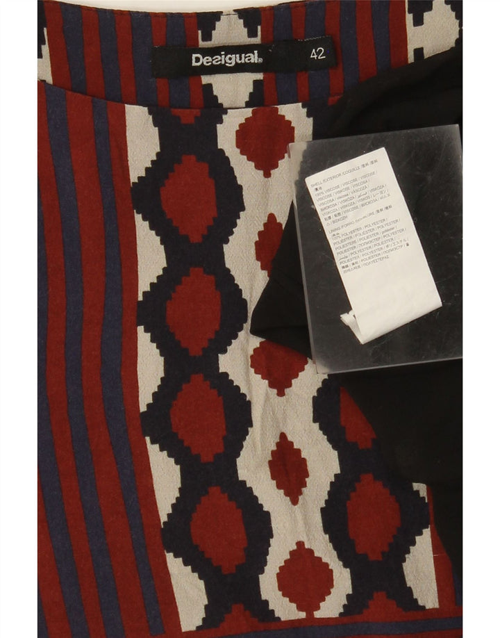 DESIGUAL Abito a trapezio da donna EU 42 Large multicolore geometrico