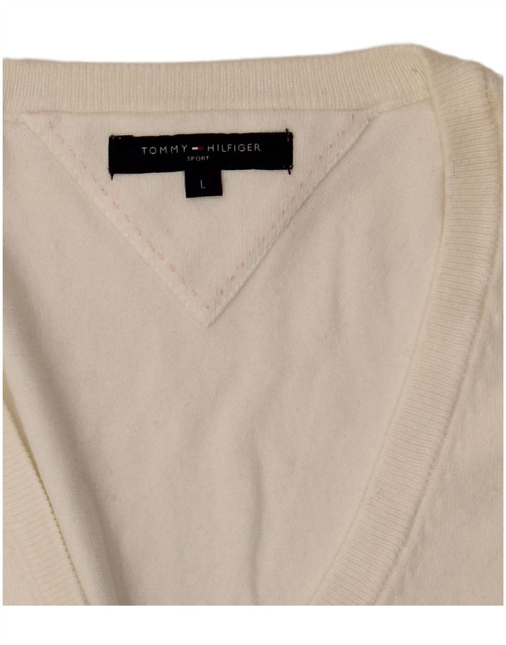 Canotta da donna Tommy Hilfiger Canotta UK 14 Large Bianca