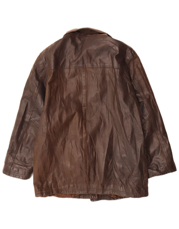 Giacca in pelle da donna Sitelli UK 12 Marrone medio