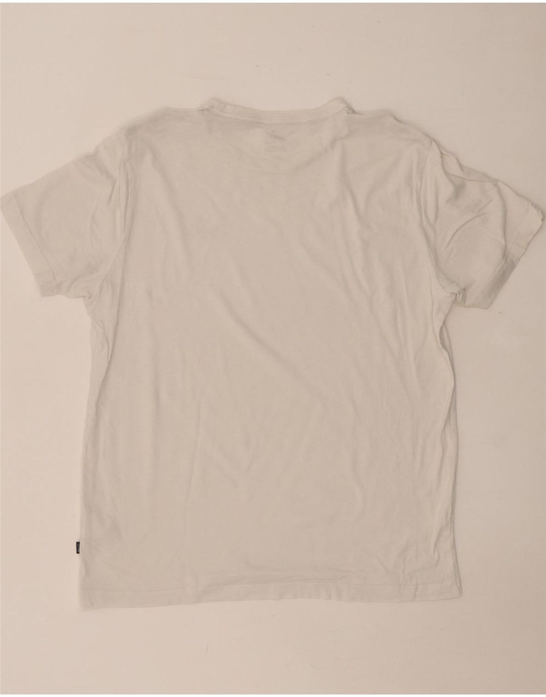 T-shirt da uomo PUMA Top Large in cotone bianco