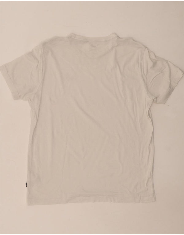 T-shirt da uomo PUMA Top Large in cotone bianco