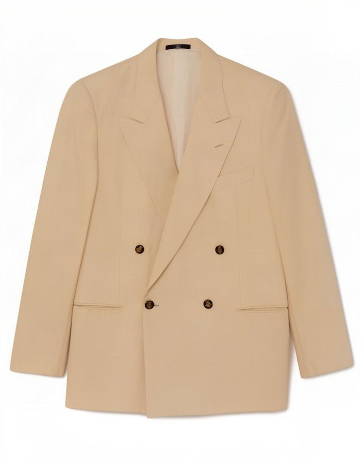 Giacca blazer doppiopetto da uomo Valentino UK 38 Beige medio