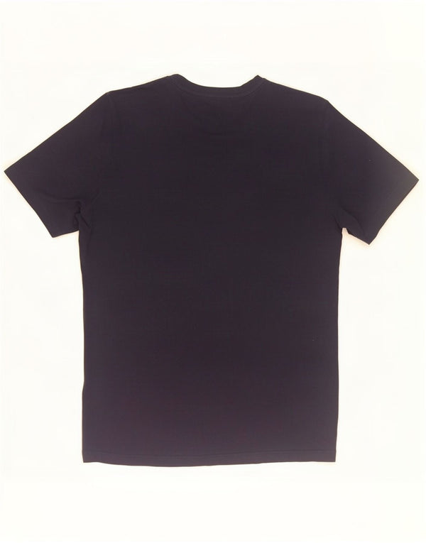 Adidas Mens T-Shirt Top Large Navy Blue Cotton