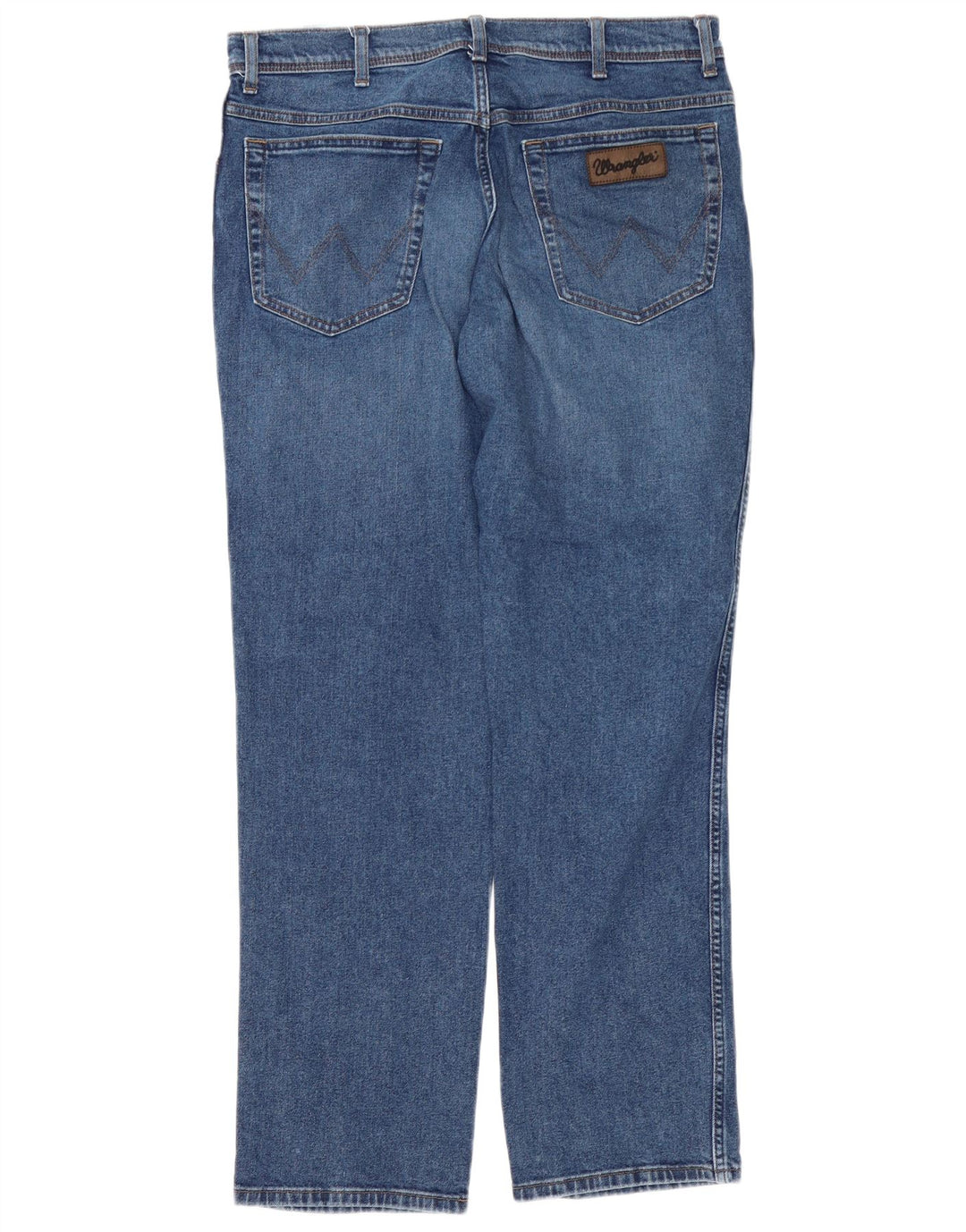 Jeans dritti da uomo Wrangler Texas W36 L32 cotone blu