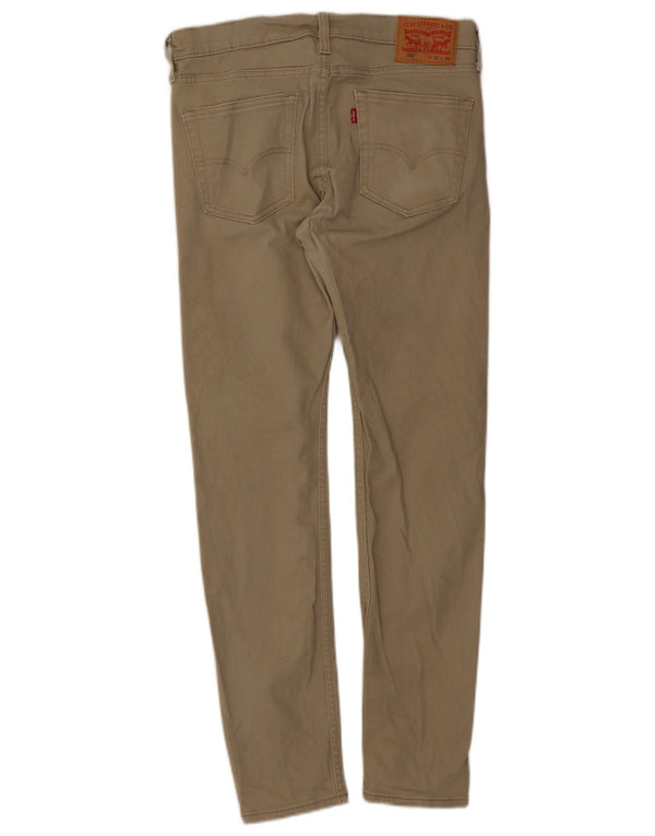 Jeans skinny Levi's 510 da donna W32 L32 in cotone beige