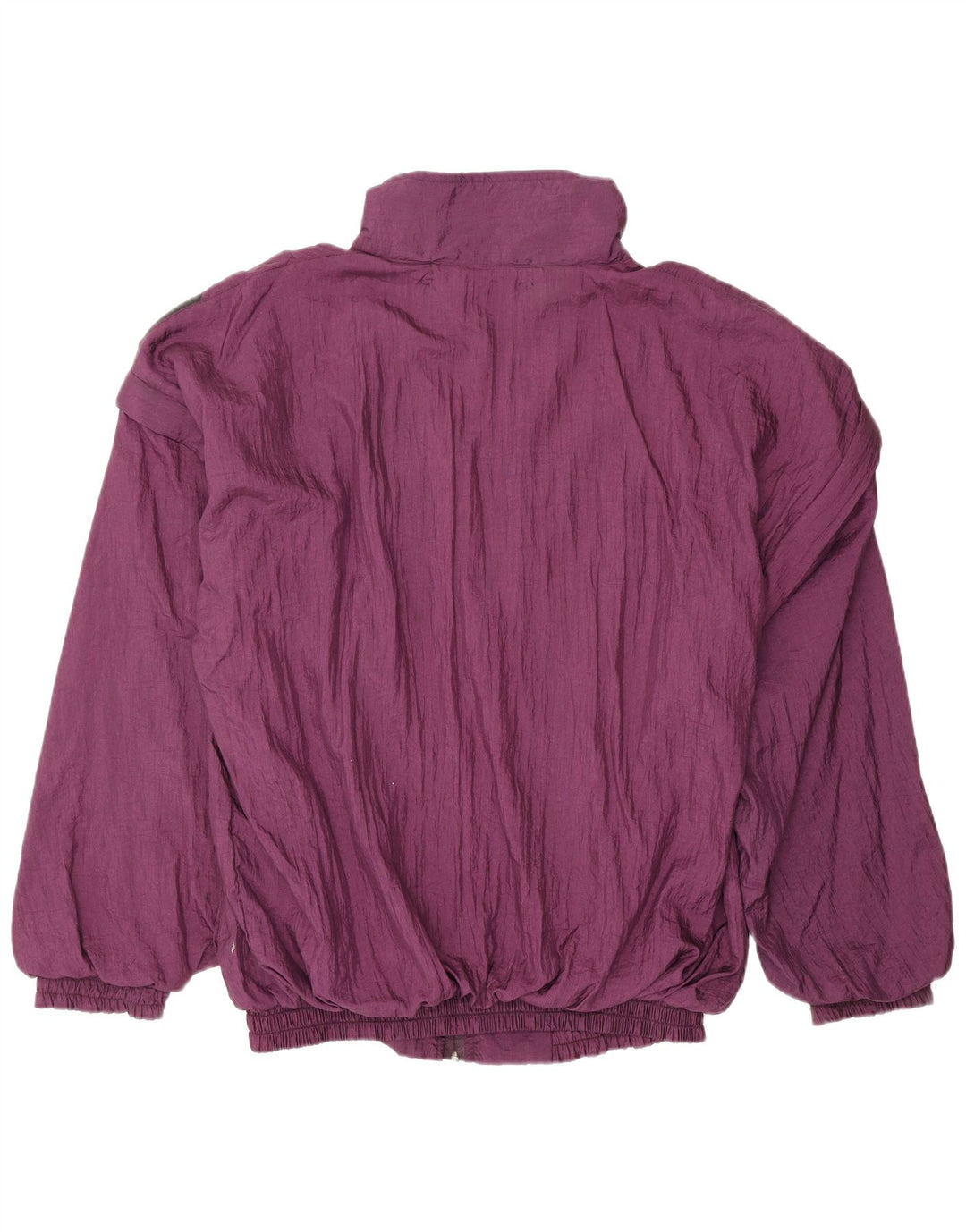 Giacca da ginnastica vintage da uomo 2XL in nylon color block marrone