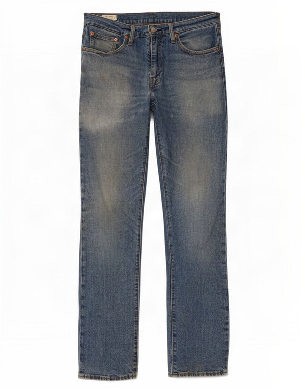 Levi's Uomo 511 Slim Jeans W32 L32 Cotone Blu