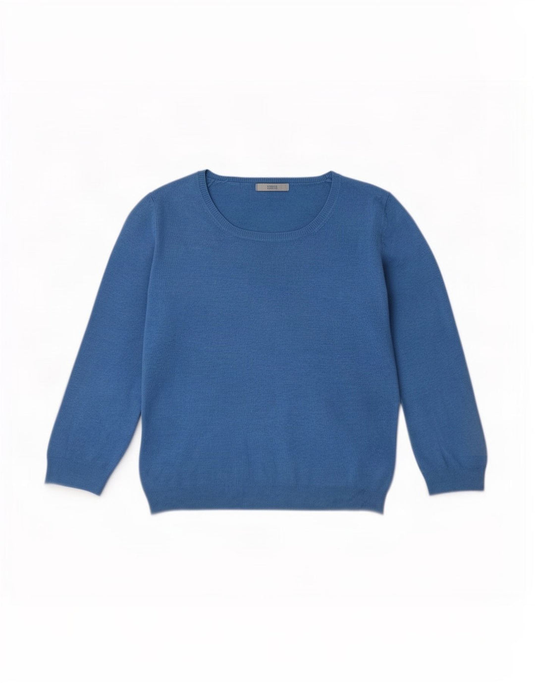 Maglione maglione con scollo a barca da donna Marks & Spencer UK 12 Blu medio