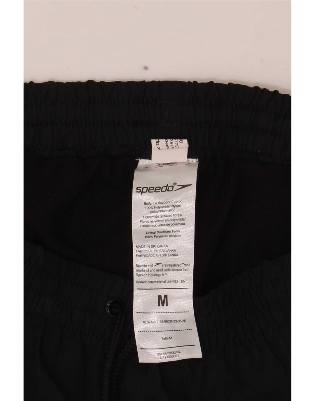 Pantaloncini da bagno da uomo Speedo medio nero in poliammide