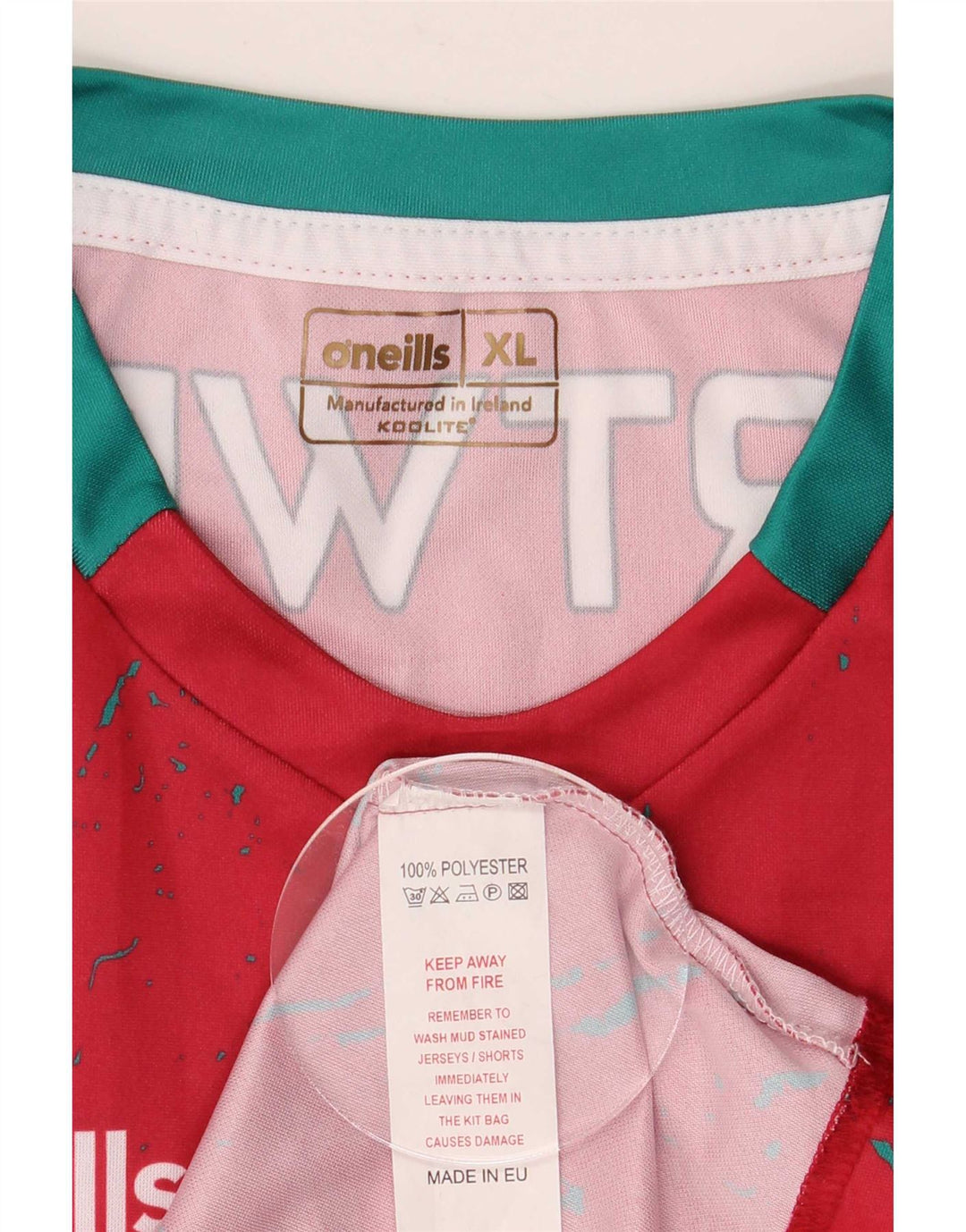 Canottiera grafica da uomo O'Neills XL poliestere a righe rosse