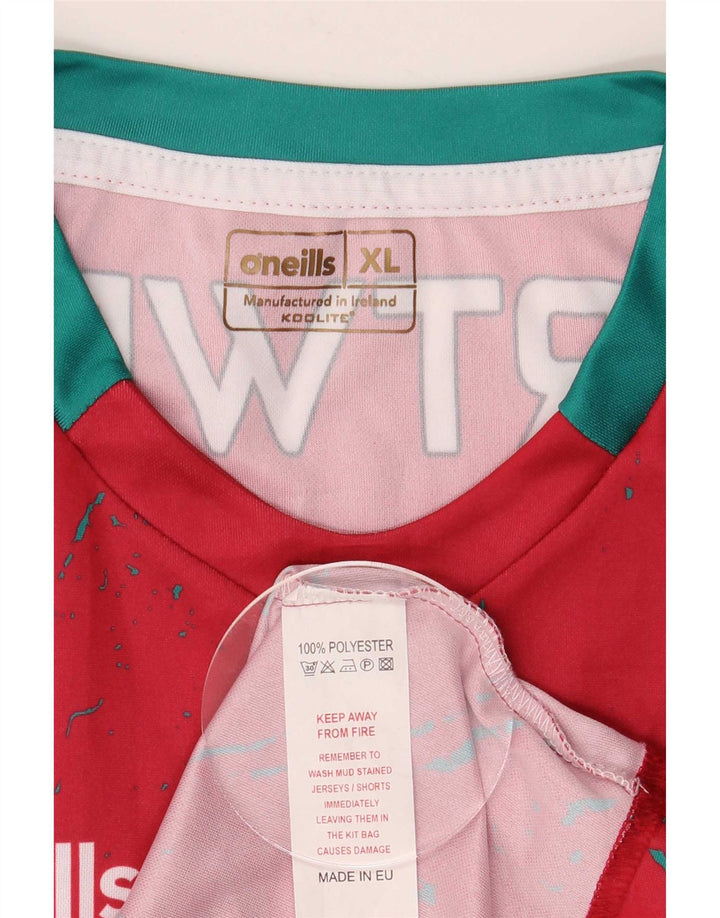 Canottiera grafica da uomo O'Neills XL poliestere a righe rosse