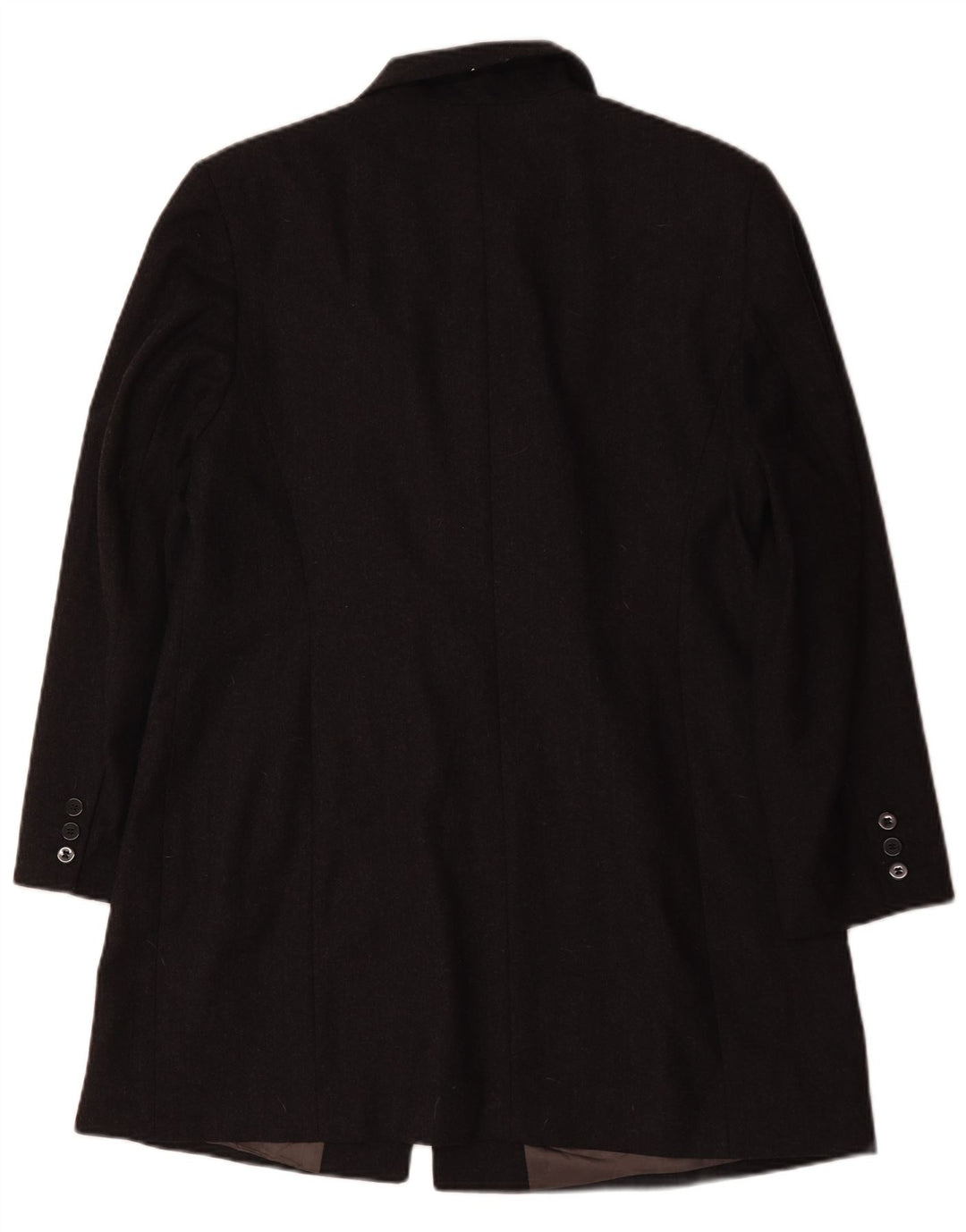Giacca blazer a 5 bottoni da donna Marks & Spencer UK 18 XL lana grigia