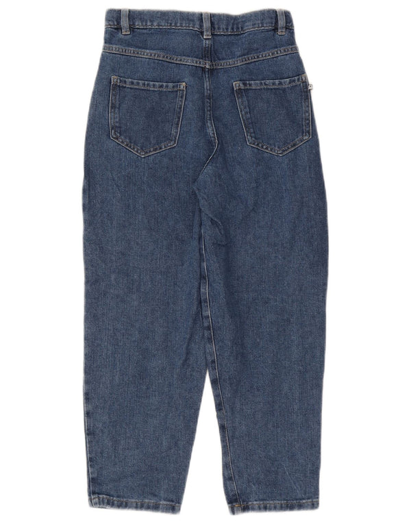 Benetton Girls Tapered Loose Jeans 10-11 Years XL W22 L23  Blue