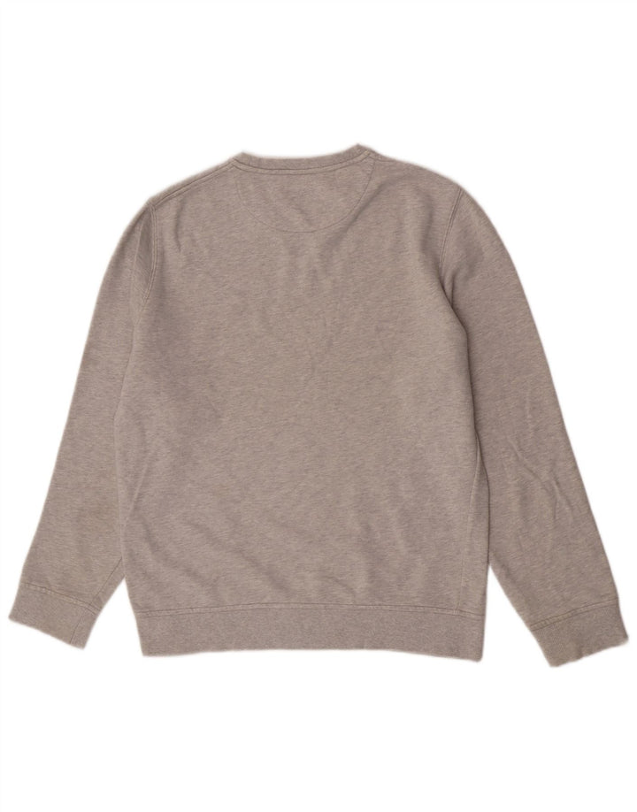 Felpa da uomo Lyle & Scott in cotone grigio medio