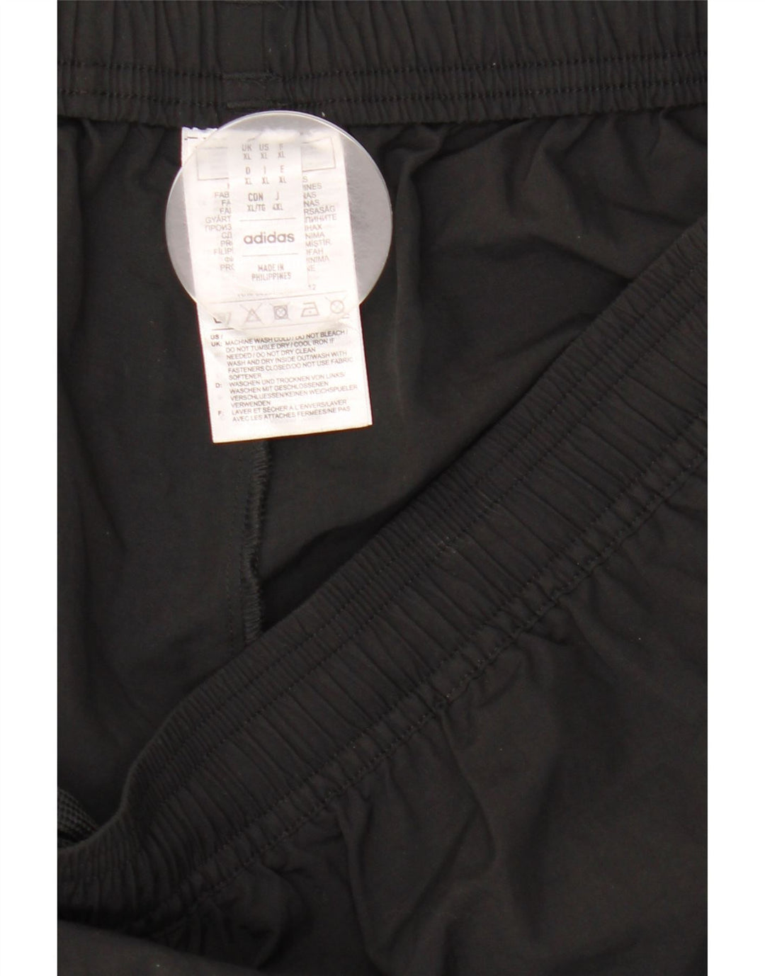 Pantaloncini sportivi Adidas da uomo XL neri in poliammide