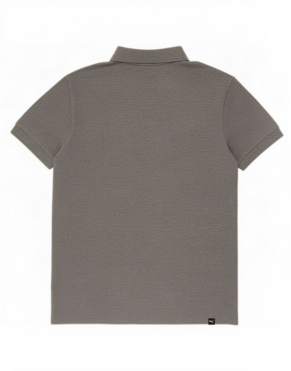 Polo Puma da uomo piccola grigia screziata