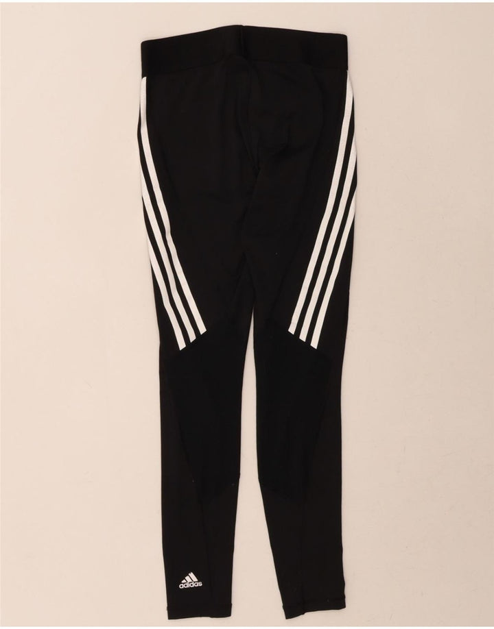 ADIDAS Womens Aeroready Leggings UK 8/10 Small  Black Vintage Adidas and Second-Hand Adidas from Messina Hembry 