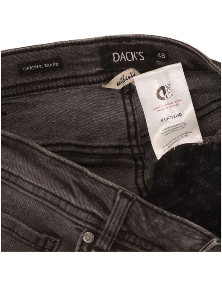 Jeans dritti da uomo DACK'S IT 48 medio W32 L31 cotone grigio