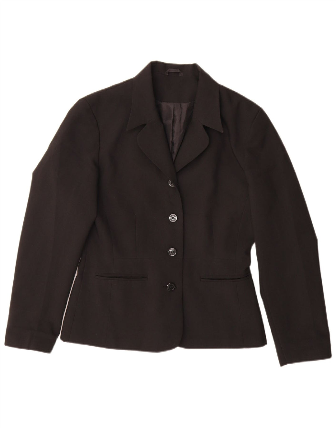 Giacca blazer a 4 bottoni da donna St. Bernard UK 12 poliestere nero medio