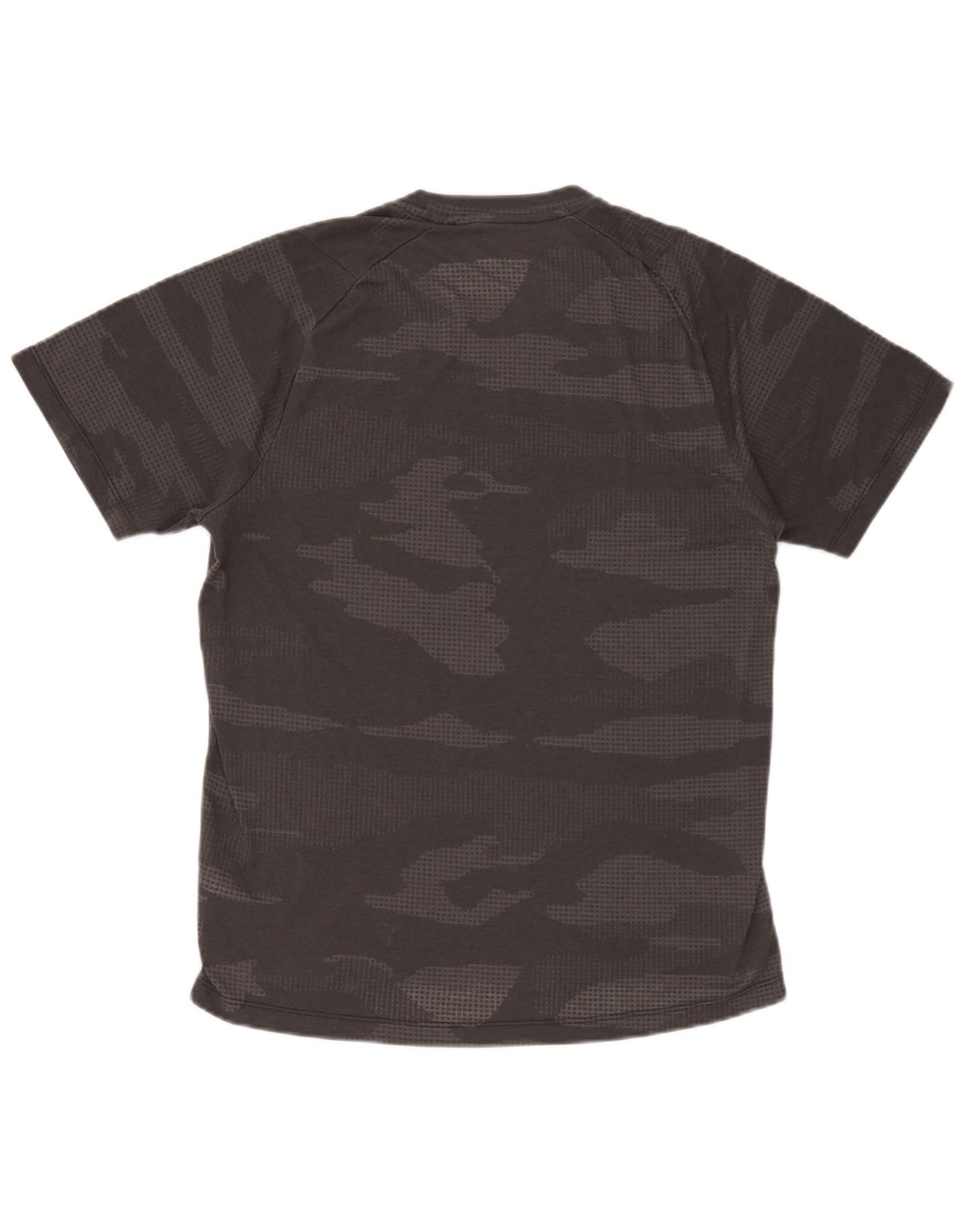 T-shirt Adidas Climalite da uomo Top in poliestere mimetico grigio medio