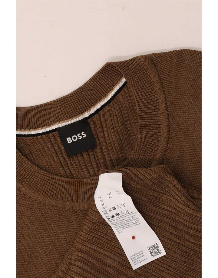 Canotta da donna Hugo Boss UK 18 XL viscosa marrone