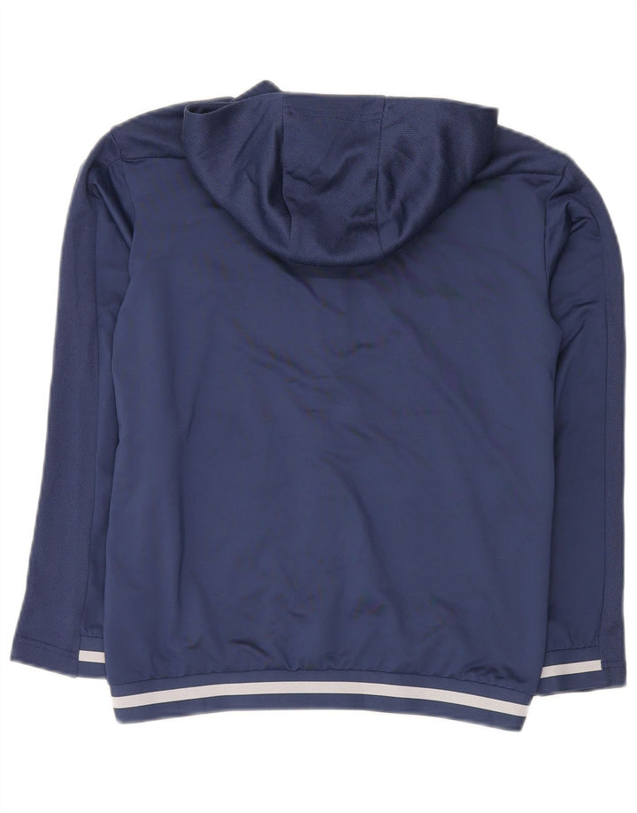 Felpa con cappuccio e zip Adidas MESSI da ragazzo, 11-12 anni, in poliestere blu navy