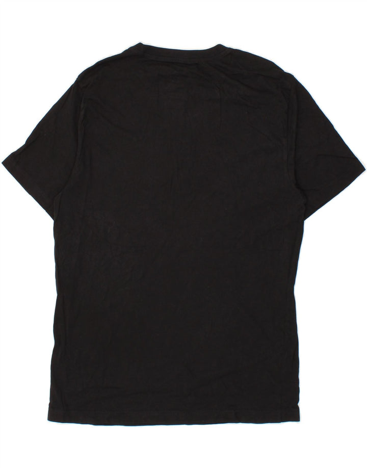 HURLEY Mens Graphic T-Shirt Top Medium Black Cotton Vintage Hurley and Second-Hand Hurley from Messina Hembry 