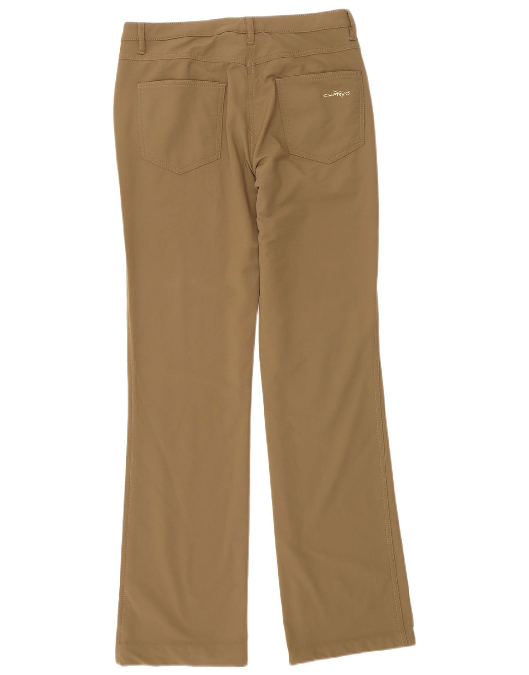 Pantaloni casual bootcut da donna Chervo IT 42 medio W28 L32 poliestere beige