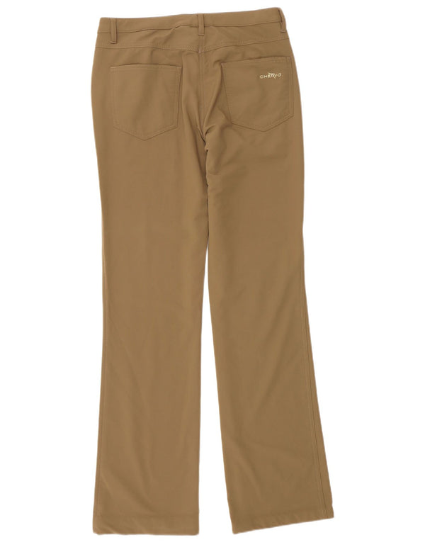 Pantaloni casual bootcut da donna Chervo IT 42 medio W28 L32 poliestere beige