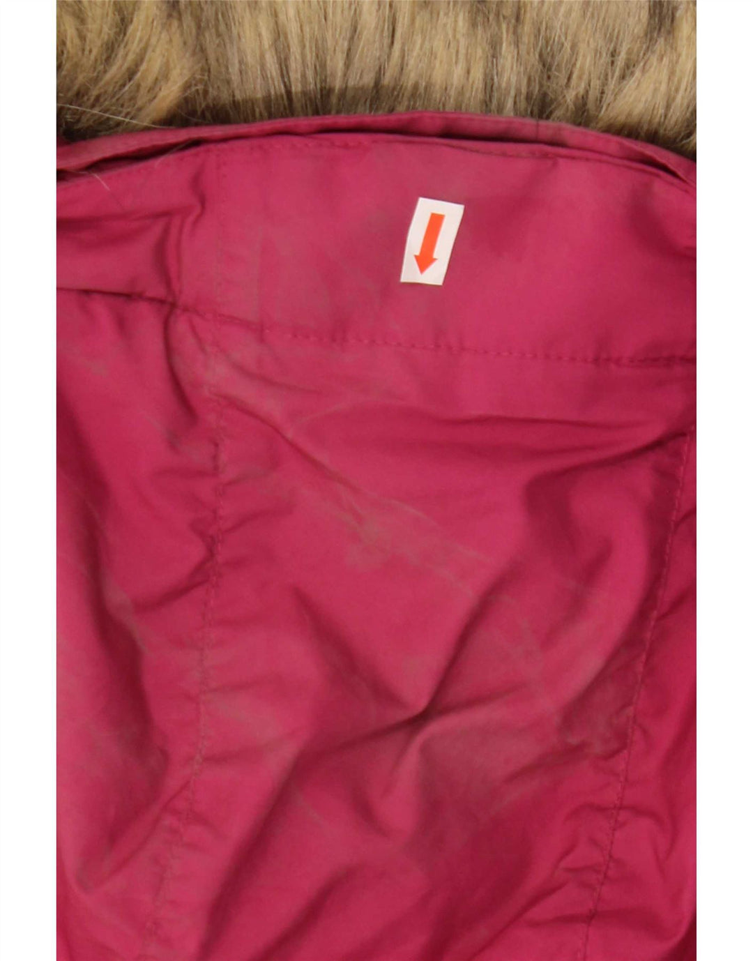 Giacca imbottita con cappuccio da donna Jack Wolfskin UK 8/10 piccola poliestere rosa