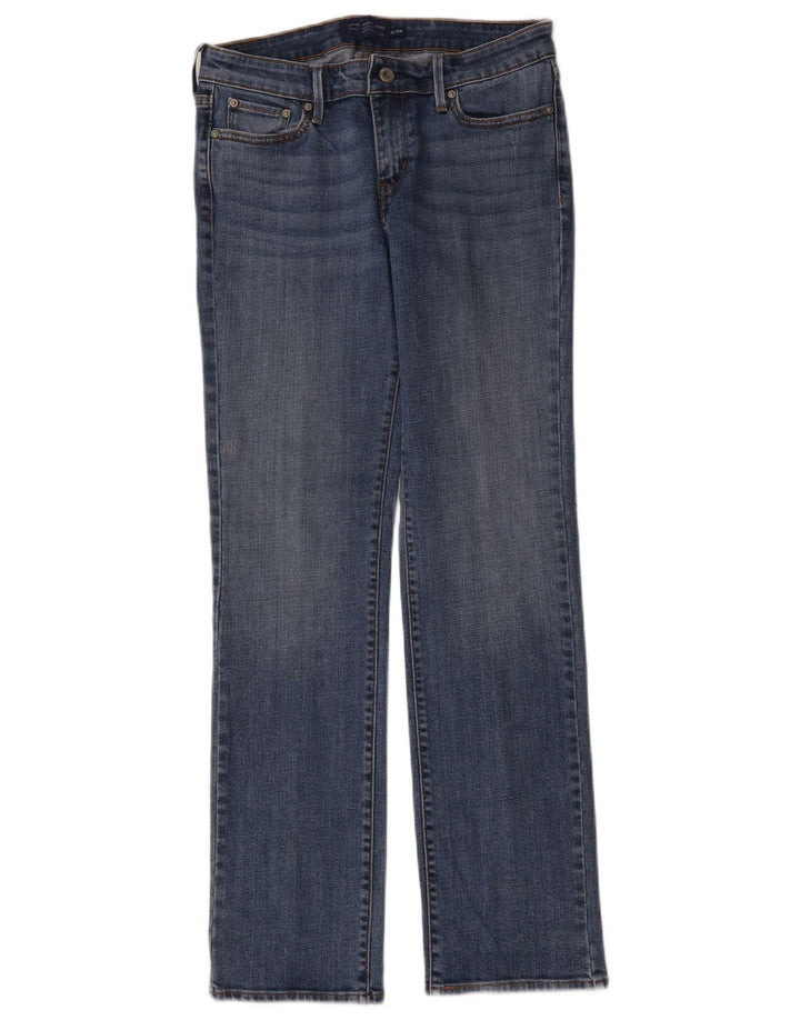 Jeans dritti leggermente curvy da donna Levi's US 6 medi W28 L30 cotone blu