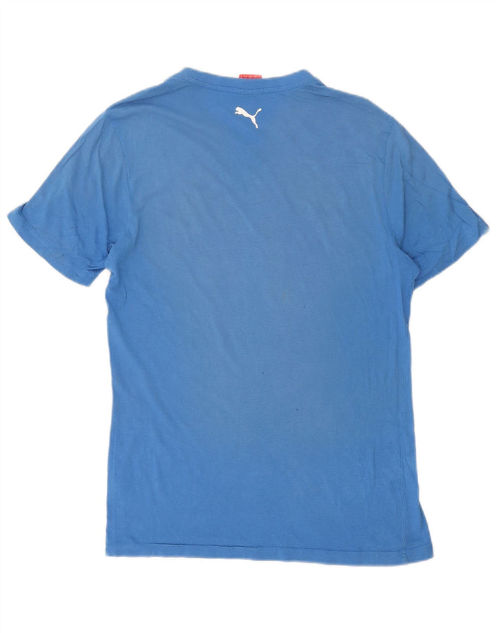 T-shirt grafica da uomo Puma Top piccola blu