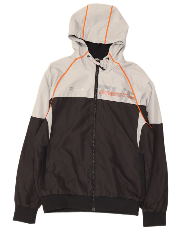 Giacca da tuta grafica da donna UMBRO UK 14 Medium Black Colourblock