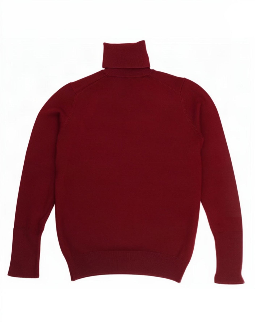 Maglione maglione collo alto da donna Zara UK 12 Borgogna medio