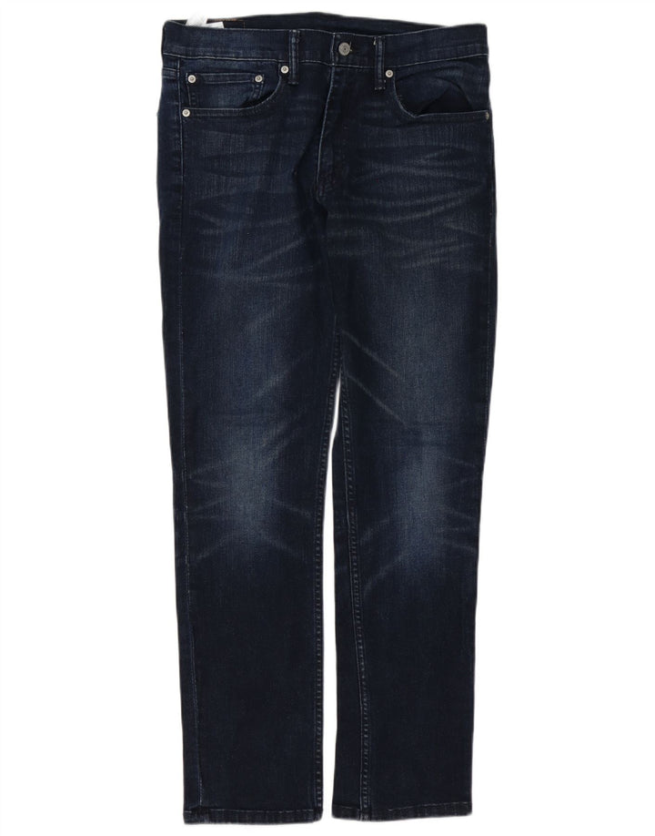 Levi's Uomo 511 Jeans slim affusolati W34 L32 Cotone blu navy
