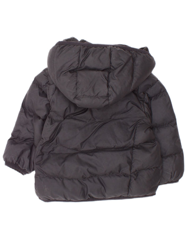 Giacca imbottita con cappuccio Adidas da ragazzo 3-4 anni nera