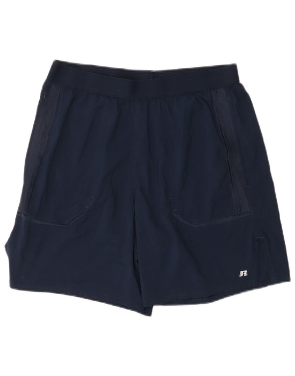 Pantaloncini sportivi Dri-Power da uomo RUSSELL ATHLETIC medio blu navy
