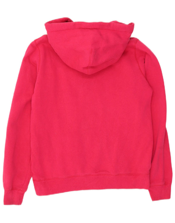 Maglione con cappuccio grafico da donna Jack Wills UK 12 Cotone rosa medio