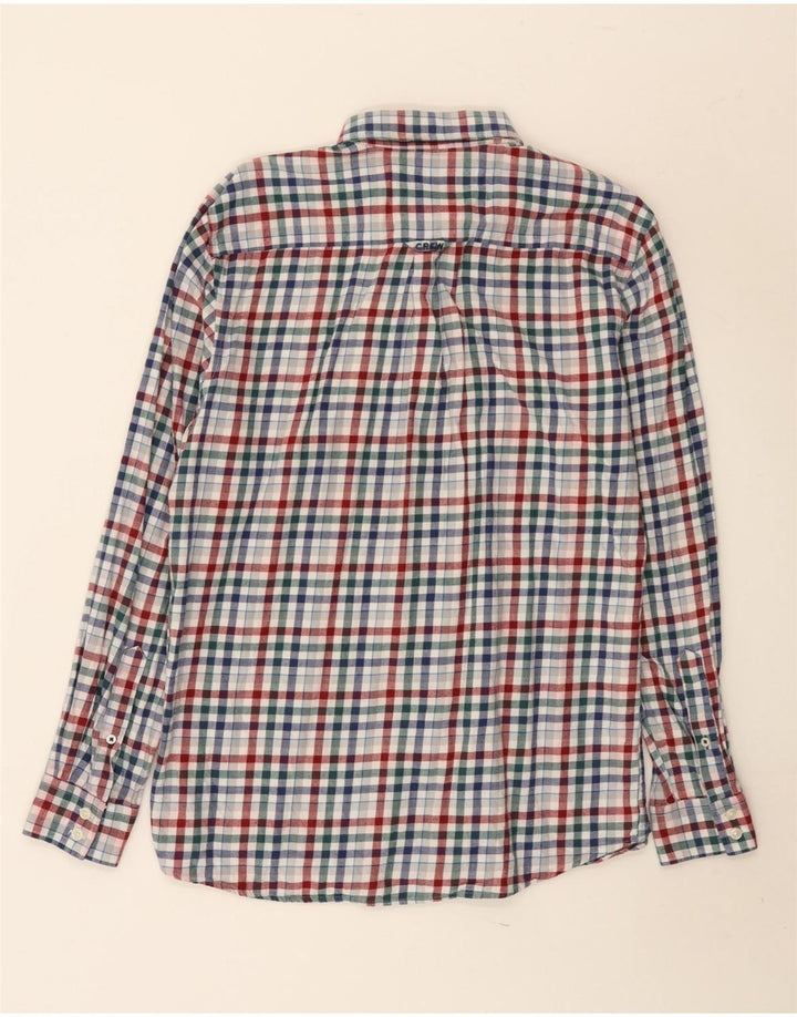 Crew Clothing Camicia da uomo in flanella dalla vestibilità classica, a quadretti multicolore medio