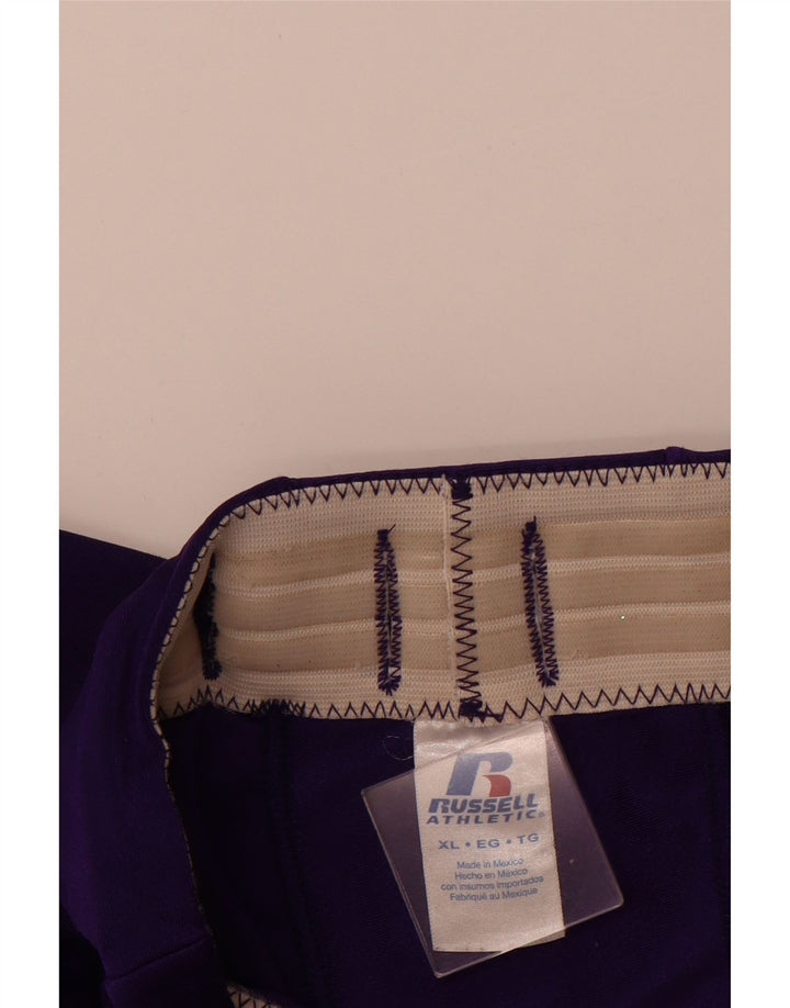 Pantaloncini sportivi da uomo Russell Athletic XL in nylon viola