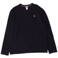 Felpa Reebok da uomo, maglione grande, in cotone blu navy