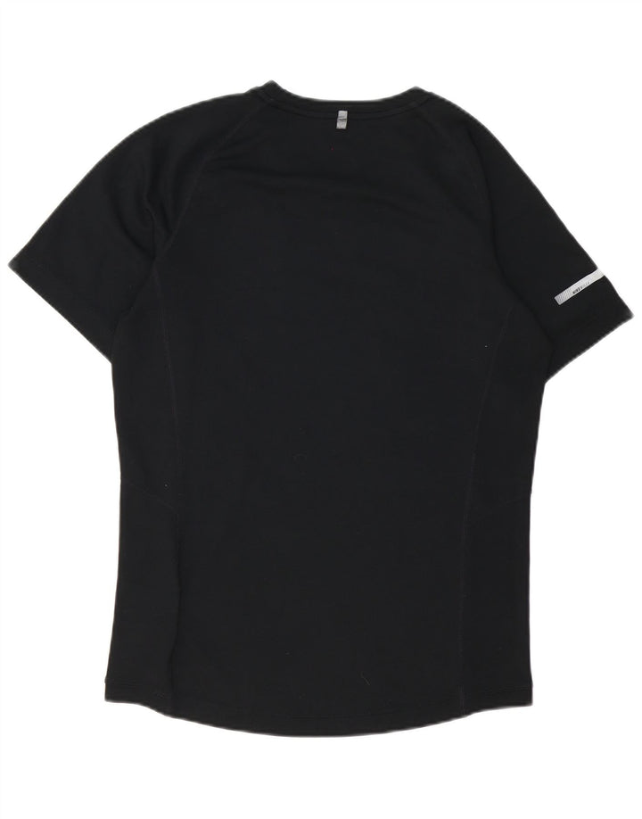 T-shirt NIKE da uomo Dri Fit Top piccola in poliestere nero