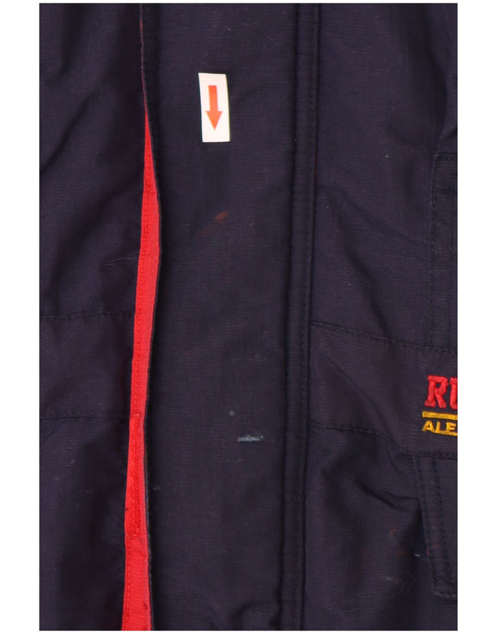 Giacca a vento da uomo Russell Athletic UK 44 2XL Nylon blu navy